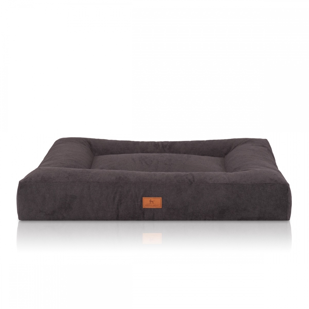 Bild 1 von Knuffelwuff orthopädisches Hundebett  Sofia  / (Größe) 80 x 60 cm / (Farbe) Schwarz
