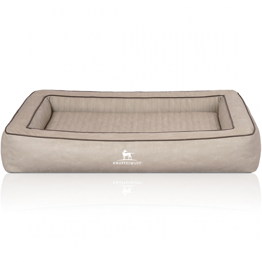 Bild 1 von Knuffelwuff orthopädisches Hundebett  Montego  / (Größe) 120 x 100 cm / (Farbe) Grau