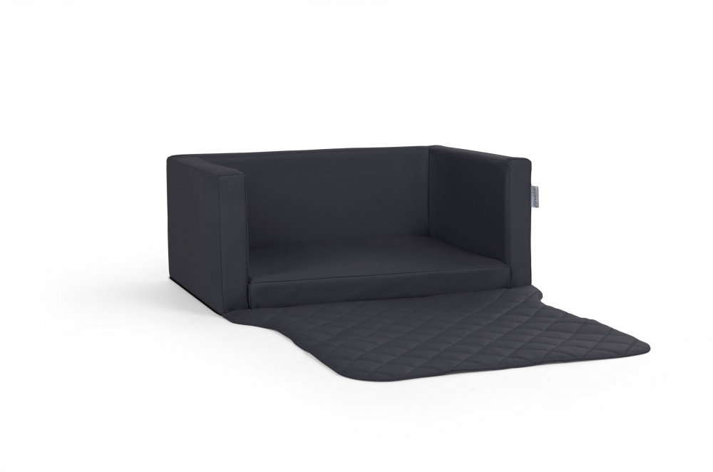 Bild 1 von Autohundebett Travelmat® Basic  / (Größe) 100 x 80 cm / (Farbe) Schwarz / (Füllung) Kaltschaumstoff