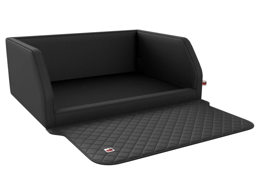Bild 1 von Autohundebett TRAVELMAT® Plus  / (Größe) 90 x 50 cm / (Farbe) Schwarz / (Füllung) Standard: laut Beschreibung
