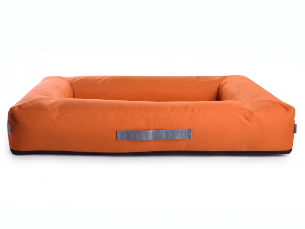 Bild 1 von Hundebett Montreal Nylongewebe  / (Größe) 90 x 70 cm / (Farbe) Orange / (Füllung) Orthopädisch: viscoelastischer Schaumstoff