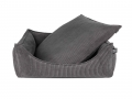 Bild 7 von Hundebett Dreamer Cordline  / (Größe) 110 x 90 cm / (Farbe) Silber / (Füllung) Orthopädisch: viscoelastischer Schaumstoff