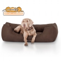 Bild 2 von Knuffelwuff orthopädisches Hundebett Amelie  / (Größe) 155 x 105 cm / (Farbe) Grau