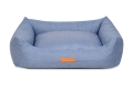 Bild 1 von Animood Hundebett Alex -  Oxford – Jeans  / (Größe) L - 76 x 64 x 20 / (Farbe) Blau