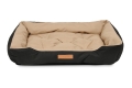 Animood gestepptes Hundebett Milo  / (Farbe) Beige / Schwarz