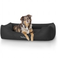 Knuffelwuff Hundebett Finlay aus Nylongewebe  / (Größe) 120 x 85 cm / (Farbe) Schwarz