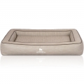Bild 1 von Knuffelwuff orthopädisches Hundebett  Montego  / (Größe) 120 x 100 cm / (Farbe) Grau