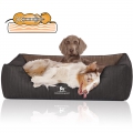 Bild 2 von Knuffelwuff orthopädisches Hundebett Outback  / (Größe) 105 x 75 cm / (Farbe) Schwarz/Grau