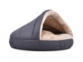 Bild 8 von mypado Shell Fake Fur Hundehöhle  / (Größe) Druchmesser 120 cm / (Farbe) Anthrazitmausgrau / (Füllung) Standard: laut Beschreibung