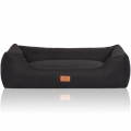 Knuffelwuff Hundebett Lotte  / (Größe) 120 x 85 x 25 cm / (Farbe) Schwarz