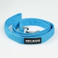 Pet-Star Leine (passend zum Pet-Star Softgeschirr / Netzgeschirr)  / (Farbe) Blau