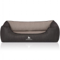 Bild 4 von Knuffelwuff orthopädisches Hundebett Outback  / (Größe) 85 x 63 cm / (Farbe) Schwarz/Taupe