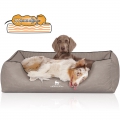 Bild 2 von Knuffelwuff orthopädisches Hundebett Columbia  / (Größe) 120 x 85 cm / (Farbe) Hellgrau