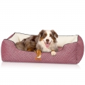 Bild 4 von Knuffelwuff orthopädisches Design Hundebett Sanford  / (Größe) 105 x 75 cm / (Farbe) Rot