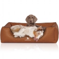 Bild 2 von Knuffelwuff Hundebett Henderson Kunstleder  / (Größe) 105 x 75 cm / (Farbe) Rusty