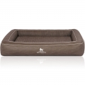 Bild 3 von Knuffelwuff orthopädisches Hundebett  Montego  / (Größe) 120 x 100 cm / (Farbe) Grau