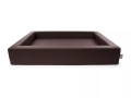 Bild 2 von mypado Harko Kunstleder-Premium Hundebett  / (Größe) 100 x 80 cm / (Farbe) Schwarz / (Füllung) Orthopädisch: viscoelastischer Schaumstoff