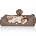 Bild 2 von Knuffelwuff Hundebett Scottsdale Kunstleder  / (Größe) 120 x 85 cm / (Farbe) Stone