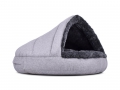 Bild 2 von mypado Shell Fake Fur Hundehöhle  / (Größe) Druchmesser 120 cm / (Farbe) Anthrazitmausgrau / (Füllung) Standard: laut Beschreibung