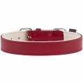 Bild 4 von Knuffelwuff weiches Echtleder Hundehalsband Basic Plus  / (Größe) 19 - 25 cm / (Farbe) Rot