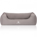 Knuffelwuff Orthopädisches Hundebett Leano  / (Größe) 105 x 75 x 25 cm / (Farbe) Grau