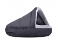 Bild 3 von mypado Shell Fake Fur Hundehöhle  / (Größe) Druchmesser 120 cm / (Farbe) Anthrazitmausgrau / (Füllung) Standard: laut Beschreibung
