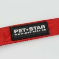 Bild 6 von Pet-Star Leine (passend zum Pet-Star Softgeschirr / Netzgeschirr)  / (Farbe) Rot