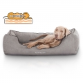 Knuffelwuff orthopädisches Hundebett Amelie  / (Größe) 155 x 105 cm / (Farbe) Grau