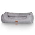 Knuffelwuff Hundebett Dreamline  / (Größe)  105 x 75 x 25 cm / (Farbe) Grau