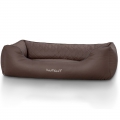 Knuffelwuff Hundebett Milan  / (Größe) 105 x 75 cm / (Farbe) Braun