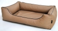 Lebon Hundebett Bruno  / (Größe) 80 x 60 cm / (Farbe) Hellbraun